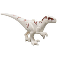 Lego Dinosaur Atrociraptor, bílá (atrocira02)