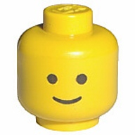 Lego hlava, žlutá (3626ap01)