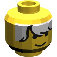 Lego hlava, žlutá (3626bp62)