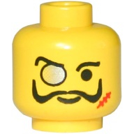 Lego hlava, žlutá (3626bpa7)