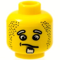 Lego hlava, žlutá (3626bpb0049)