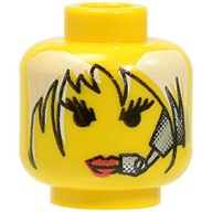 Lego hlava, žlutá (3626bpb0106)