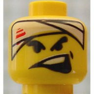 Lego hlava, žlutá (3626bpb0123)