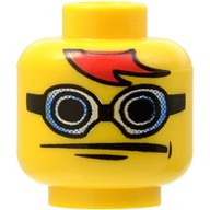 Lego hlava, žlutá (3626bpb0124)
