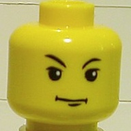 Lego hlava, žlutá (3626bpb0125)