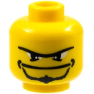 Lego hlava, žlutá (3626bpb0161)