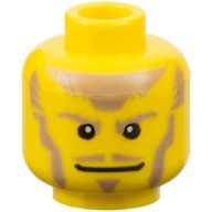 Lego hlava, žlutá (3626bpb0218)