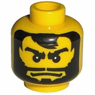 Lego hlava, žlutá (3626bpb0220)