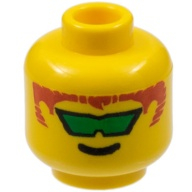 Lego hlava, žlutá (3626bpx114)