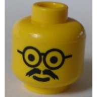 Lego hlava, žlutá (3626bpx66)