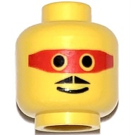 Lego hlava, žlutá (3626bpx77)