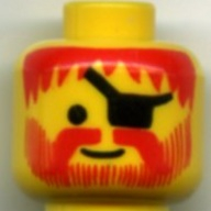 Lego hlava, žlutá (3626bpx80)