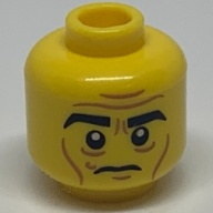 Lego hlava, žlutá (3626cpb1049)