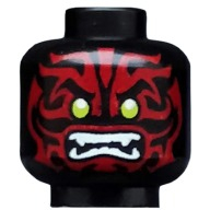 Lego hlava, černá (6152528)