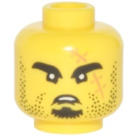 Lego hlava, žlutá (3626cpb1902)