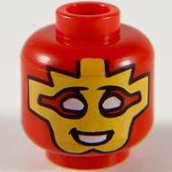 Lego hlava, červená (6286077)