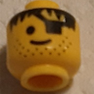 Lego hlava, žlutá (6256810)
