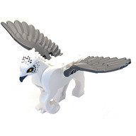 Lego Hipogryf (HP), bílá (buckbeakc03)