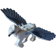 Lego Hipogryf (HP), bílá (buckbeakc04)