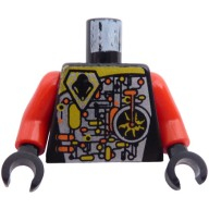 Lego tělo, černá (973pb0078c01)