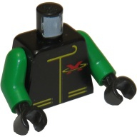 Lego tělo, černá (973p8ac01)
