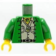 Lego tělo, zelená (973pa8c01)