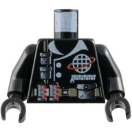 Lego tělo, černá (973pb0071c01)