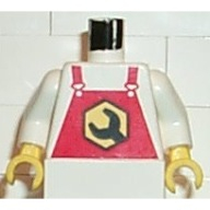 Lego tělo, bílá (973pb0113c01)