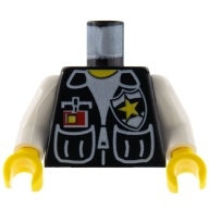 Lego tělo, černá (973px67c01)
