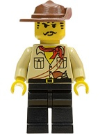 Lego figurka Dobrodruh - Johnny Thunder (Desert)