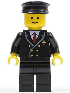 Lego figurka Letiště – pilot