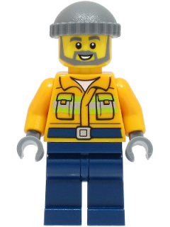 Lego figurka BrickLink Designer Program - rybář