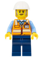 Lego figurka BrickLink Designer Program – stavební dělník
