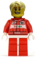 Lego figurka Collectible Minifigures – Race Car Driver, Series 3