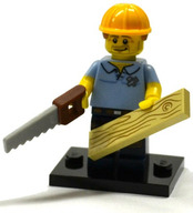 Lego figurka Collectible Minifigures – Carpenter, Series 13