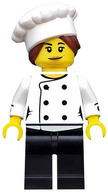 Lego figurka Collectible Minifigures – Gourmet Chef, Series 17