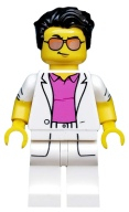 Lego figurka Collectible Minifigures – Yuppie, série 17