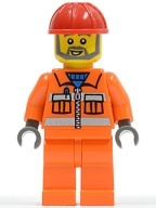 Lego figurka City – stavební dělník