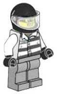 Lego figurka City – zloděj